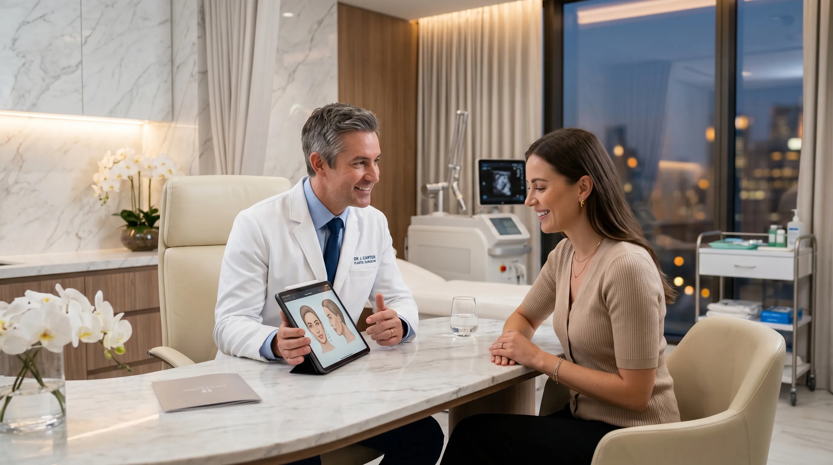 Dr. Philip Weiss & Partners conducting examination